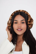 Load image into Gallery viewer, Fluffy Faux-Fur Earmuffs in Leopard Print