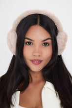 Load image into Gallery viewer, Fluffy Faux-Fur Earmuffs in Beige