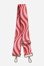 Load image into Gallery viewer, Pink Orange Retro Wave Print Bag Strap