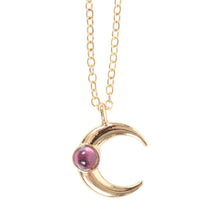 Load image into Gallery viewer, The Moon Celestial Amethyst Necklace Greeting Card