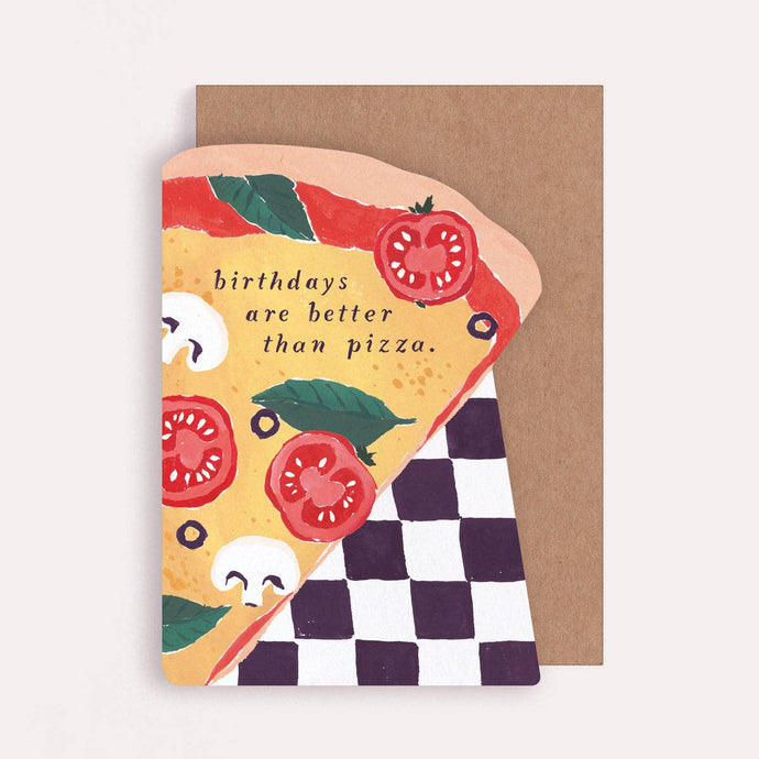 Pizza Slice Birthday Card | Pizza Birthday Card