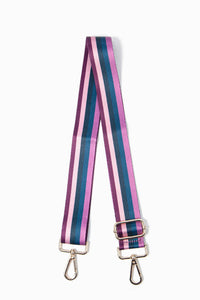 Green Pink Multi Stripe Bag Strap