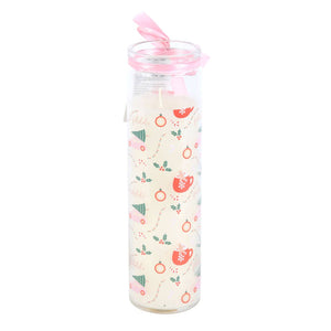 Sugarplum Fun Christmas Print Tube Candle