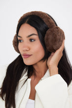 Load image into Gallery viewer, Fluffy Faux-Fur Earmuffs in Brown