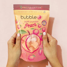 Load image into Gallery viewer, Fruitea Edition Fizzing Peach Bath Crumble (250g)