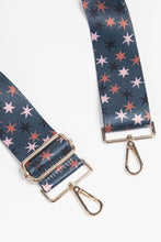 Load image into Gallery viewer, Green Multi Star Wide Bag Strap