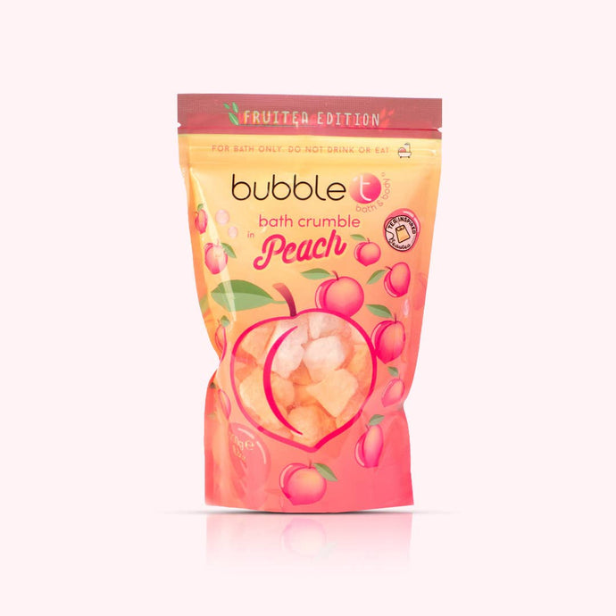 Fruitea Edition Fizzing Peach Bath Crumble (250g)