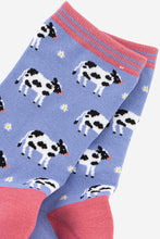 Load image into Gallery viewer, Women&#39;s Spring Cow Print Bamboo Socks: UK 3-7 | EU 36-40 | US 5-9