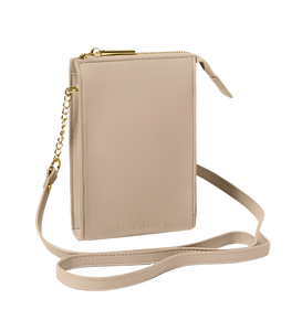 Light Taupe Zana Slim Crossbody