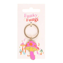 Load image into Gallery viewer, Funky Fungi Mushroom Keyring