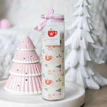 Load image into Gallery viewer, Sugarplum Fun Christmas Print Tube Candle