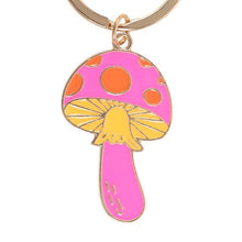 Load image into Gallery viewer, Funky Fungi Mushroom Keyring