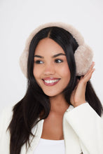 Load image into Gallery viewer, Fluffy Faux-Fur Earmuffs in Beige