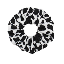 Load image into Gallery viewer, Cow Print Scrunchie