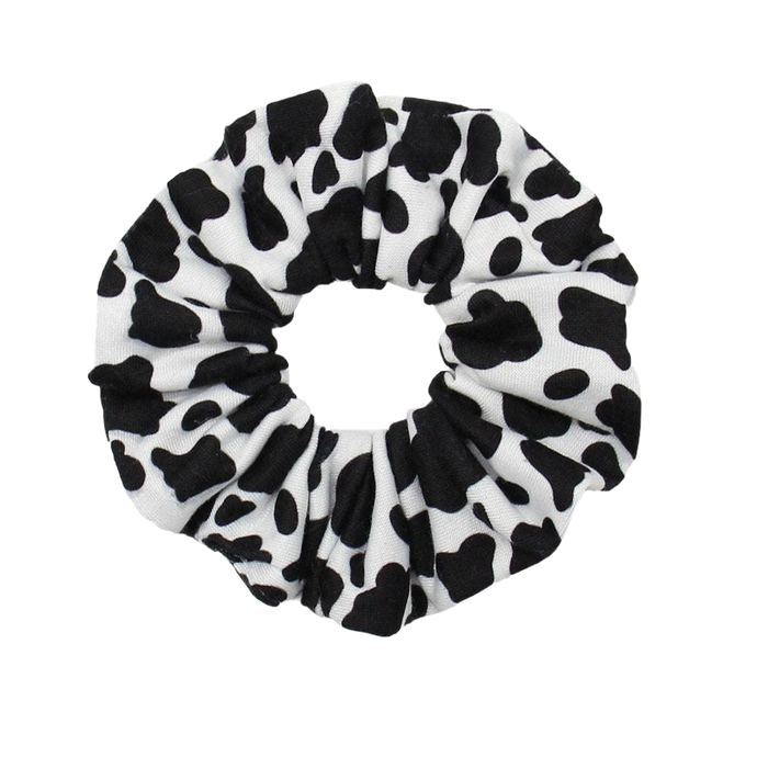 Cow Print Scrunchie