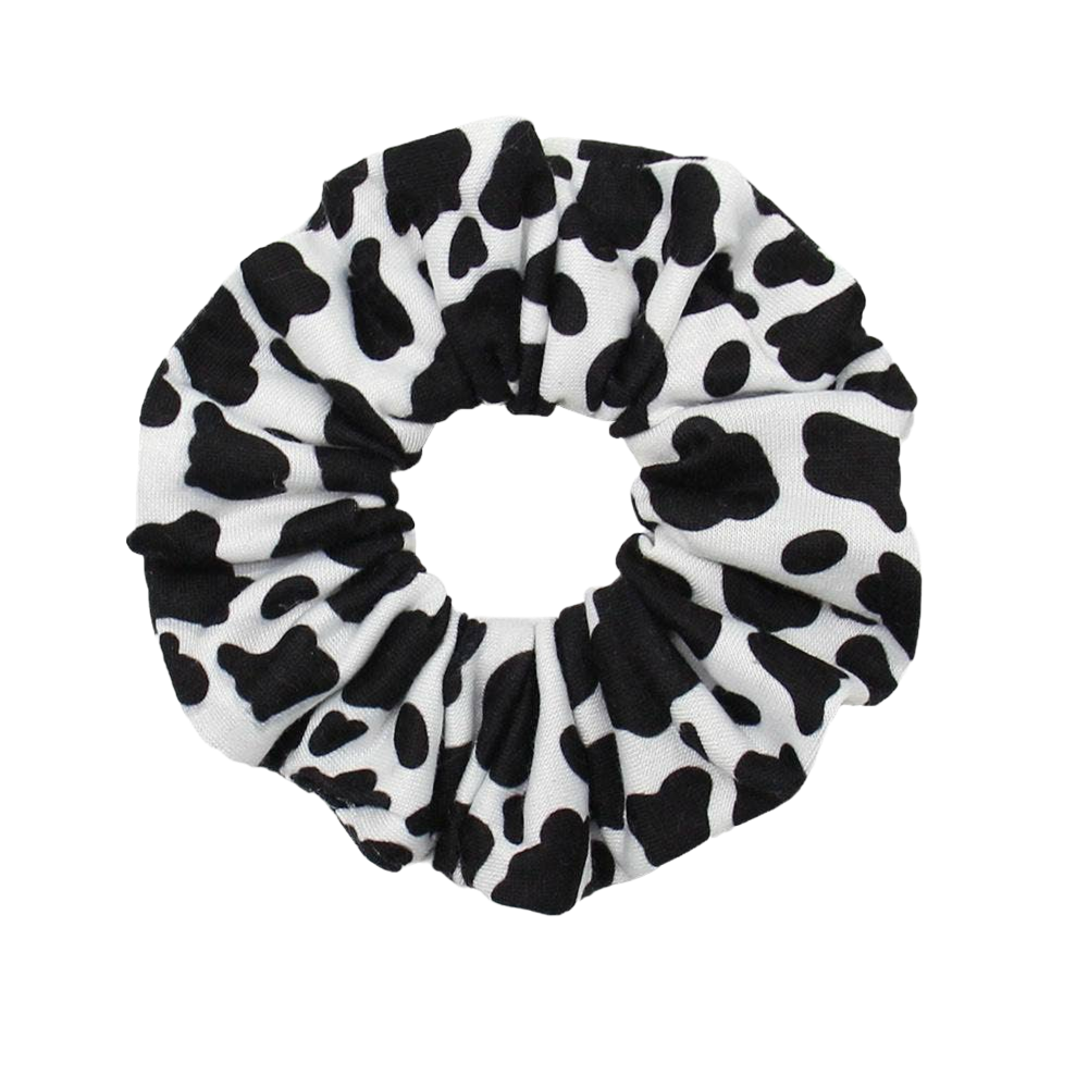 Cow Print Scrunchie