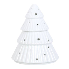 Load image into Gallery viewer, White Christmas Tree Oil Burner