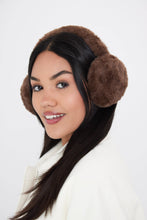 Load image into Gallery viewer, Fluffy Faux-Fur Earmuffs in Brown