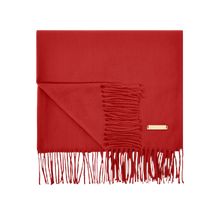 Load image into Gallery viewer, Red Blanket Scarf