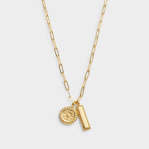 'Collect Adventures' Waterproof Gold Charm Necklace