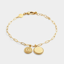 Load image into Gallery viewer, &#39;Sister&#39; Waterproof Gold Charm Bracelet