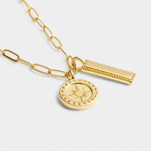 'Collect Adventures' Waterproof Gold Charm Bracelet