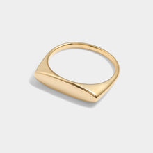 Load image into Gallery viewer, Signet Waterproof Gold Ring