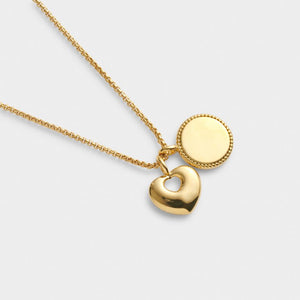 'Family Forever' Waterproof Gold Charm Necklace