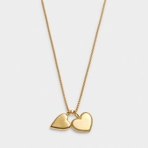 'Love Above All' Waterproof Gold Charm Necklace