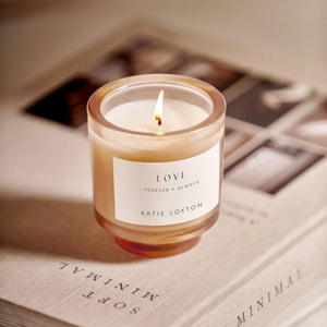 Sentiment Candle 'Love'  - Peach Rose and Sweet Mandari