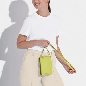 Lime Green Zana Slim Crossbody