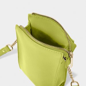 Lime Green Zana Slim Crossbody