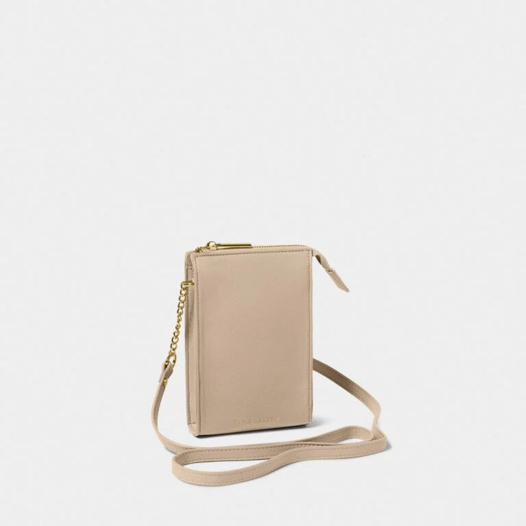 Light Taupe Zana Slim Crossbody