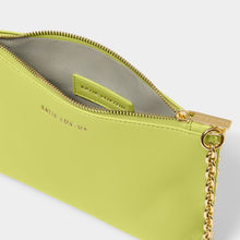 Load image into Gallery viewer, Lime Green Astrid Chain Clutch