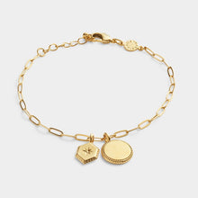 Load image into Gallery viewer, &#39;Soul Sister&#39; Waterproof Gold Charm Bracelet