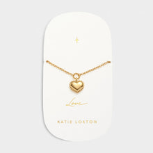 Load image into Gallery viewer, &#39;Love&#39; Waterproof Gold Heart Bracelet