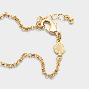 'Love' Waterproof Gold Heart Bracelet