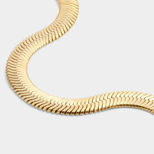 Load image into Gallery viewer, Ciana Waterproof Gold Large Snake Chain Bracelet