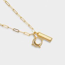 Load image into Gallery viewer, &#39;To The Moon and Back&#39; Waterproof Gold Charm Necklace