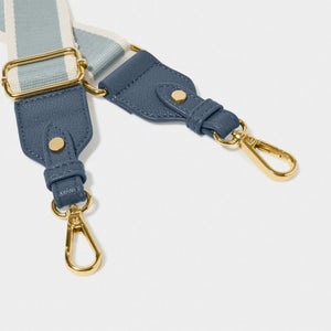 Dusty Blue Canvas Bag Strap