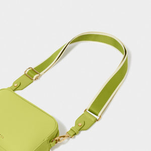 Lime Green Canvas Bag Strap