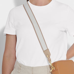 Light Taupe Canvas Bag Strap