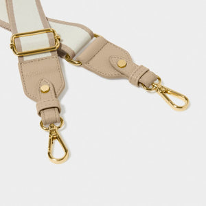 Light Taupe Canvas Bag Strap