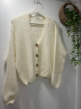 Load image into Gallery viewer, Cropped Mohair Cardigan