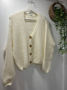 Cropped Mohair Cardigan