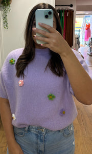 Flower Mohair Jumper