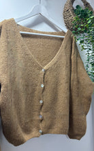 Load image into Gallery viewer, V Neck Long Sleeve Mohair Cardigan