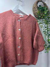 Load image into Gallery viewer, Short Sleeve Mohair Cardigan