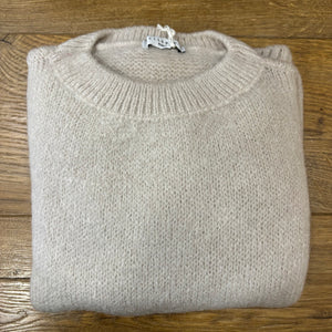 Round Neck Mohair Mix Jumper