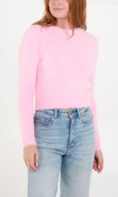 Load image into Gallery viewer, PINK FLUFFY KNIT CROPPED JUMPER